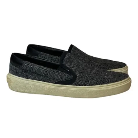 Yves Saint Laurent Black and Cream Sneakers - Picture 3 of 11